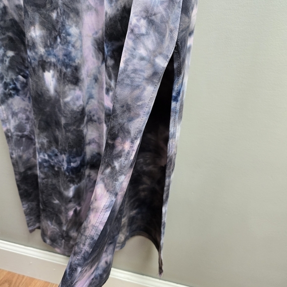 VIBE Sportswear Soft Tie Dye Maxi Dress Hooded Multi-colored Womens Plus‎ Sz 2X - Picture 4 of 16